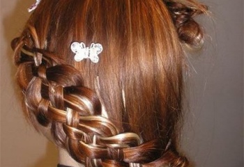 Как плести косу из 4 прядей